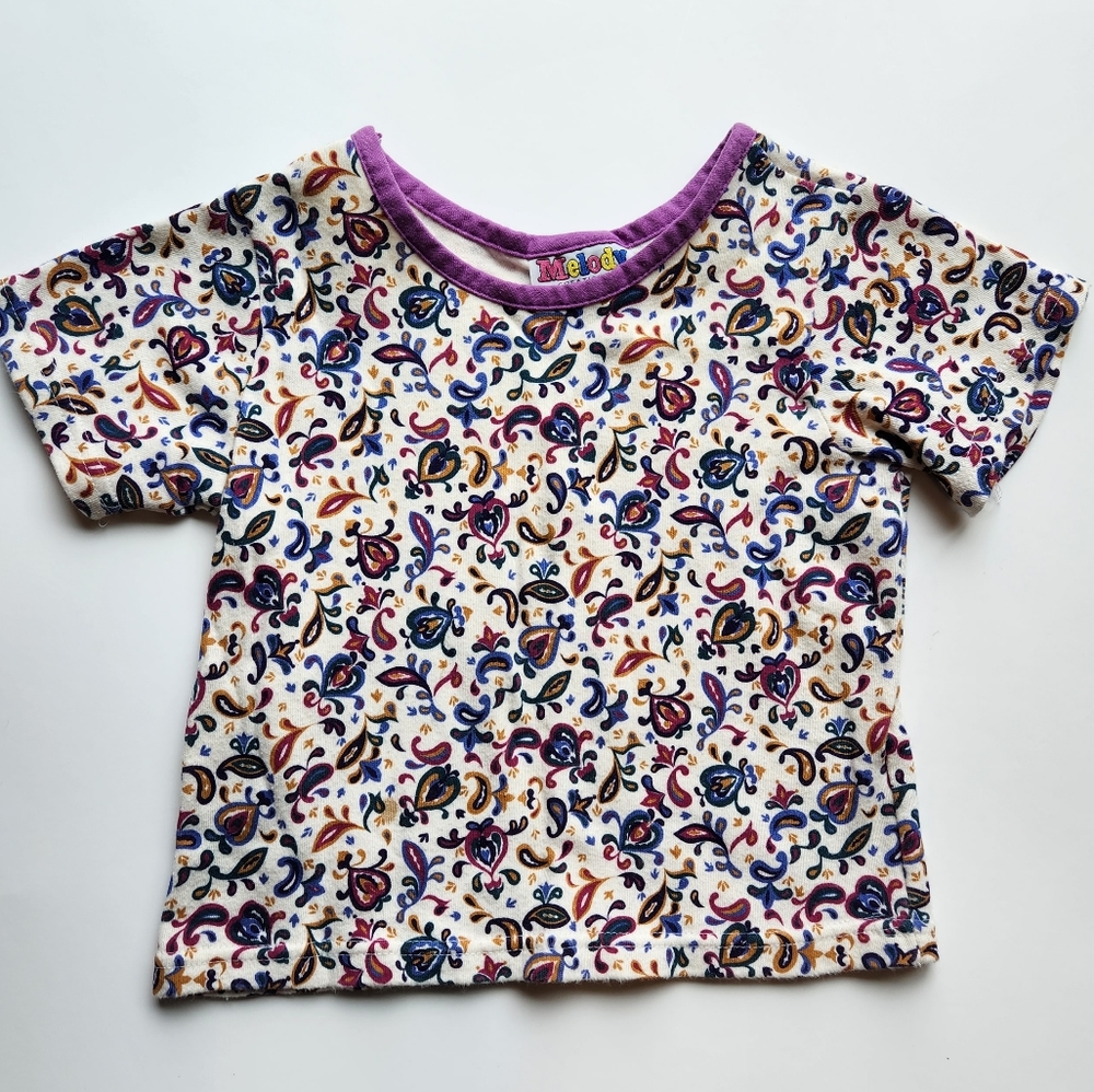 Vintage Patterned 6t Tshirt